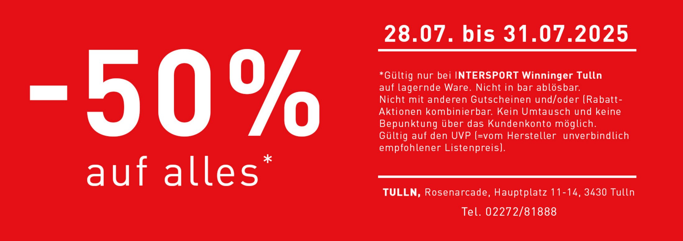 Abverkauf_Intersport_Winninger_Tulln_Rosenarcade