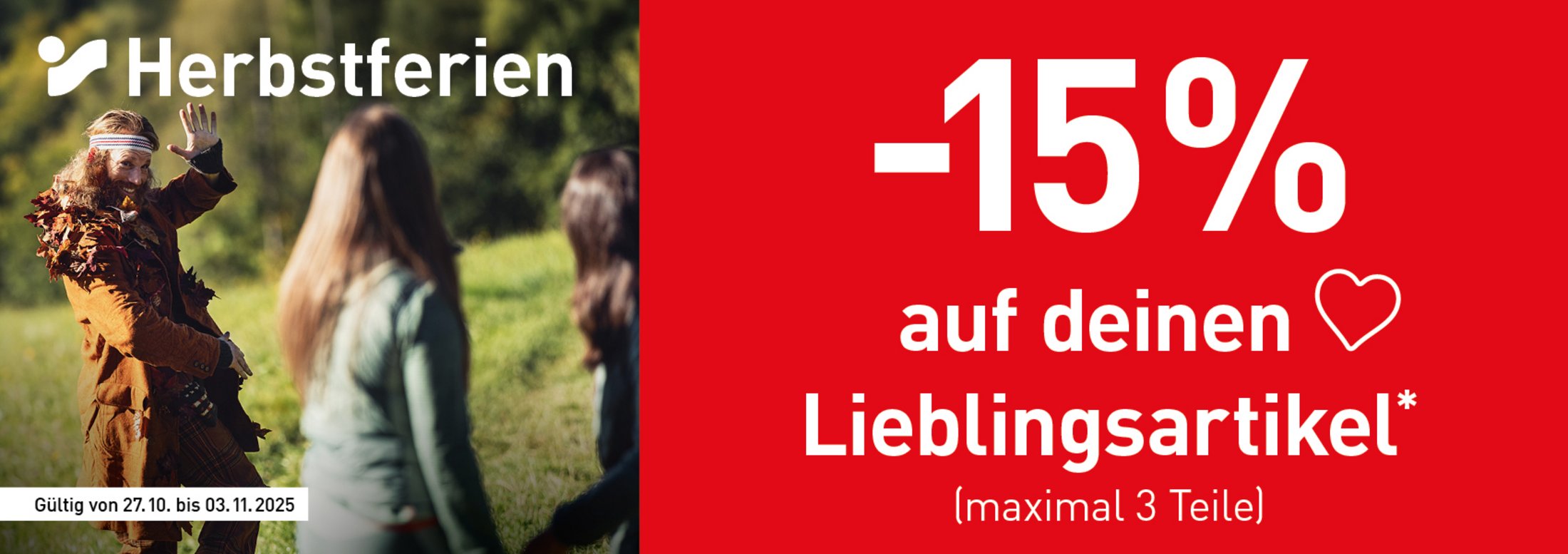 Herbstferien, Lieblingsaktion, Gutschein